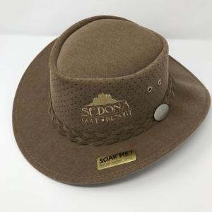 Brown aussie hat